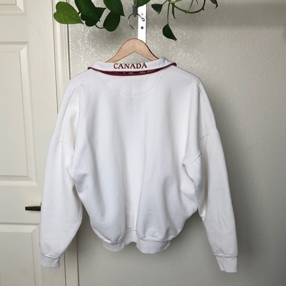 Vintage Calhoun Canadian 1/4 Zip Oversized Sweater - Picture 4 of 6